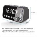 Portable DAB & FM Radio Digital Alarm Clock Dual USB Port Sleep Timer for Office Bedroom Mini Radio with 4-inch LED Display.