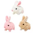 Electric Rabbit Toy with Sound and Movement Talking Plush Toys Cuddly Cuddly Toy Shake Ears Electric Pet for Kids Birthday Gifts. 