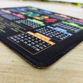 2024 Calendar Mouse Pad Desk Pad Mouse Pad Workspace Organizers Water-proof Rubber Computer Keyboard Mat Gaming Mouse Pad Office.
