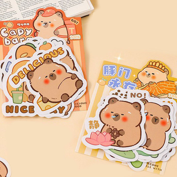 30Sheets%20Creative%20Funny%20Capybara%20Stickers%20Toy%20Kawaii%20Fashion%20Stickers%20DIY%20Cartoon%20Lovely%20Capybara%20Stickers%20Children%20Gifts%20Hudduo%20-%20Image%204