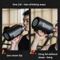 2 Liter Water Bottle Stainless Steel Portable Straw Thermos Bottle Outdoor Sports gym Vacuum Water Flask Thermal Insulated Cup. 