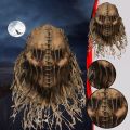 Creepy Skull Halloween Mask Realistic Latex Full Face Horror Skull Head Headgear Mask Party Halloween Cosplay Prop. 