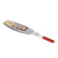 Small Stainless Steel Barbecue fish net grilled fish clip large fish BBQ net. 