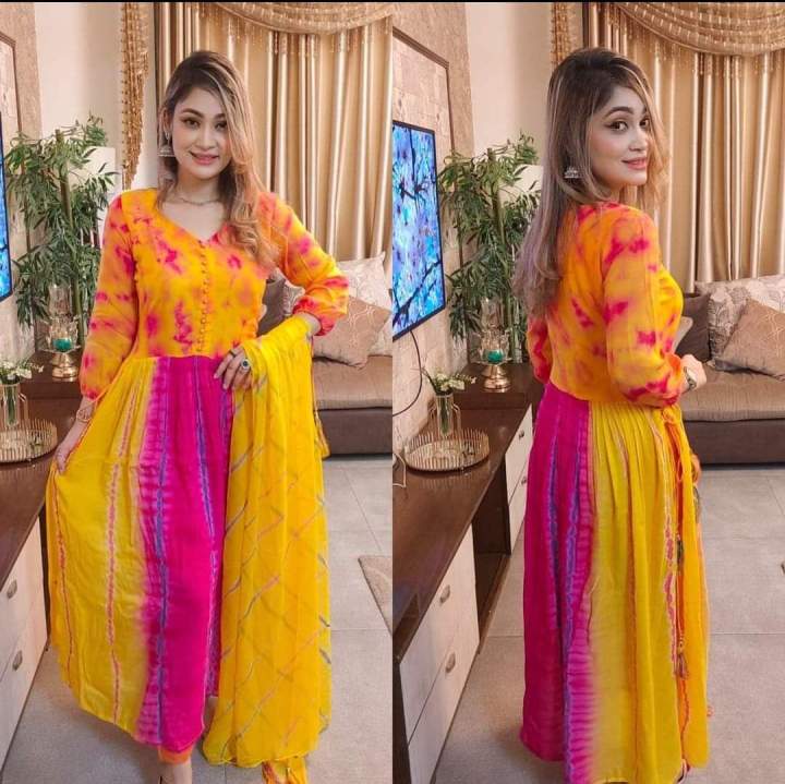 VIP Linen Batik Style Readymade Three Piece New Hit Collection Women / Girls