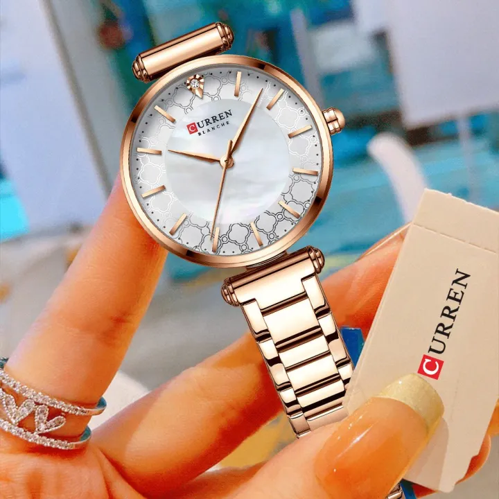 CURREN%209072%20Watches%20for%20Women%20Luxury%20Brand%20CURREN%20Elegant%20Thin%20Quartz%20Wrist%20watch%20-%20Rose%20Gold%20,%20White%20-%20Image%205