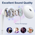 Original Type C Wired Headphone For Xiaomi Mi 14 13 12 Pro Ultra Lite 3.5MM Earphone Redmi Poco Huawei Samsung Earbuds Headset.