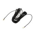 10m SMA Male to SMA Male M-M Connector RF Coaxial Pigtail RG174 Extension Cable Gold.