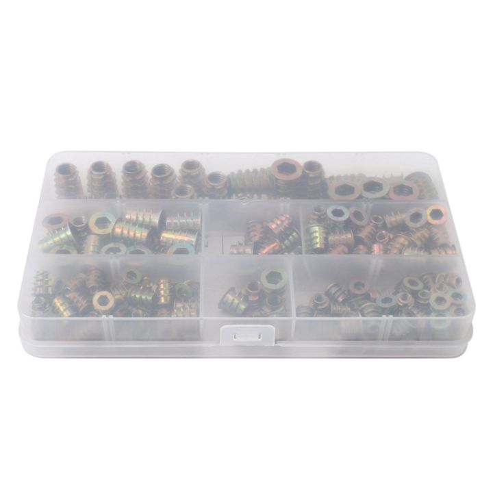 ZOROOM%20Threaded%20Inserts%20Nuts,%20Wood%20Insert%20Assortment%20Tool%20Kit,%20M4/M5/M6/M8%20Furniture%20Screw%20Inserts%20Bolt%20Fastener(660%20PCS)%20-%20Image%204