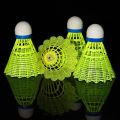 【Best Price Guaranteed】 Racket Sports Light-up LED Badminton Glowing Lighting Balls Luminous Badminton Balls Lightweight Nylon Lighting Shuttlecocks Outdoor Game.
