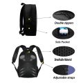 Nylon Backpack with Soccer 3d Print School Bag for Boys with Football Patten Custom Large Capacity Kids Bags Add Your Text Logo. 