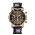 HEZHUKEJI Elite Mens Quartz Watches Business Dress Wristwatch Luxury Breathable Leather Sports Clock Male Gifts.