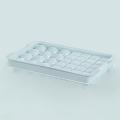 Press Type Ice Mold Ice Cube Ice Ball Storage Container Box With Covers.