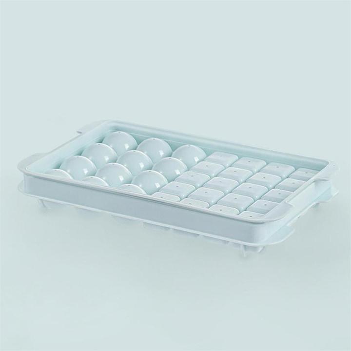 Press Type Ice Mold Ice Cube Ice Ball Storage Container Box With Covers