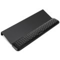 Typing and Pain Relief Black Keyboard Stand Acrylic Ergonomic Keyboard Wrist Rest Pad Non-Slip Gel Memory Foam Hand Pillow Office. 