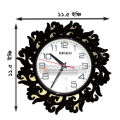 Elegant Floral Pattern Decorative Wall Clock 2026 for Home and Office.