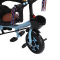 Kids Trike Textured Handlebar Foam Wheel Toddler Tricycle Bike Rotating Seat Large Front Basket for Outdoor for Children. 