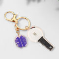 BTS Light Stick & Logo Acrylic Keychain - Kpop BTS Merchandise Key Ring for Fans. 