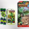 Cross-border children's building block watch + music mobile phone set puzzle assembly building block watch toy stall foreign trade. 