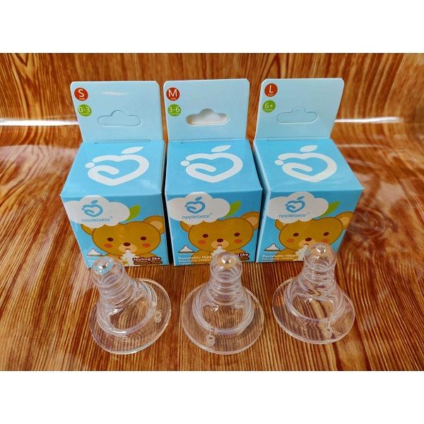 Feeding%20Liquid%20Silicone%20Nipplle%20Pacifier%20Nibbleer%20for%20Baby%20Bottle%20Replace%20-%202%20PCS%20(%20apple.bear)%20-%20Image%202