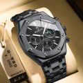 Top Brand Man Casual Watch Luxury Luminous BINBOND B0161 Box Wristwatch Stainless Steel Waterproof Men Date Calendar Clock. 