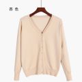 Ladies Jumper Woman Coat Tops Knitted Long Sleeve V-Neck Loose Size 4xl 5xl 6xl Casual Woman Cardigan Sweater.