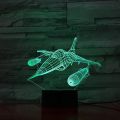 【Cathery Baby Store】Usb 3d Led Night Light Fighting Falco Plane Warcraft Model Illusion Fighter Decorative Lights Warplane Lamp.