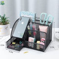 1 pcs Desk Organizer Pen Stand for Study Table Stationery Organizer Metal Mesh Office Organizer Pen Holder.