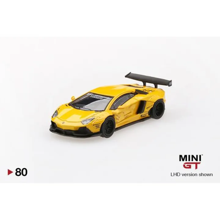 MINI%20GT%201:64%20LP700%20Car%20Model%20LBWK%20Yellow%20Alloy%20Diorama%20Collection%20Miniature%20Carros%20Toys%2080%20-%20Image%205