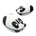 Ergonomic 2.4GHz Wireless Rechargeable Optical Panda Shape Computer Mouse - multicolor. 