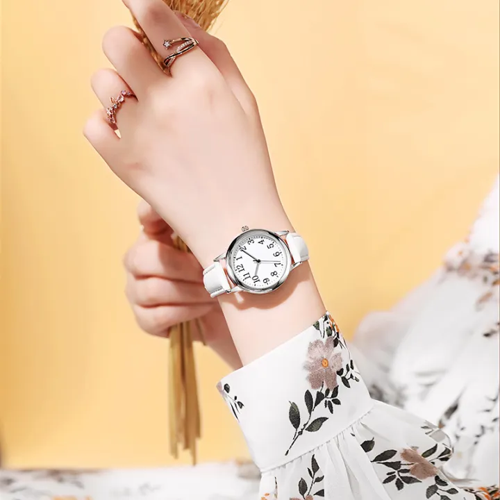 Women%20Quartz%20Watch%20Easy%20To%20Read%20Arabic%20Numerals%20Simple%20Dial%20PU%20Leather%20Strap%20Lady%20Candy%20Color%20Reloj%20De%20Mujer%20Montre%20Femme%20-%20Image%205