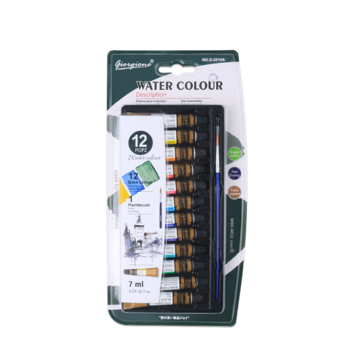 Giorgione%20Watercolor%20Tube%20with%20Brush%20%207ml%20X%2012pcs%20-%20Image%203