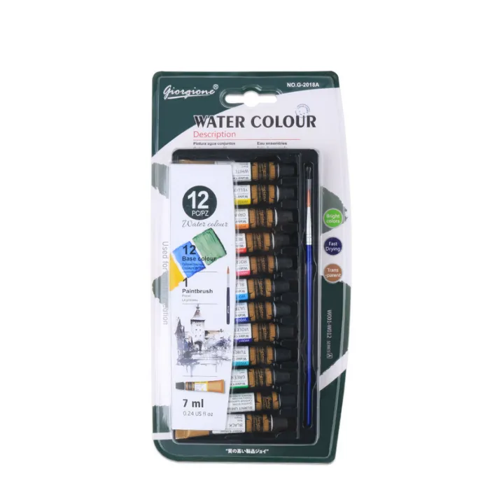 Giorgione%20Watercolor%20Tube%20with%20Brush%20%207ml%20X%2012pcs%20-%20Image%203