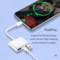 3 In 1 Type C OTG Adapter USB 3.0 PD Fast Charging Cable Splitter U Disk Reader Hub For Mobile Phone Laptop PC Accessories. 