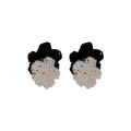 needle Korean sweet and cute cherry earrings female autumn and winter temperament flower earrings girl heart earrings for girls for women low price. 