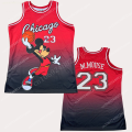 Uniform 23 Pack Children's T-Mouse Basketball Jersey Back 2024 Summer Disney Mickey Mouse Men's Boys' Shirts Sportswear Training. 