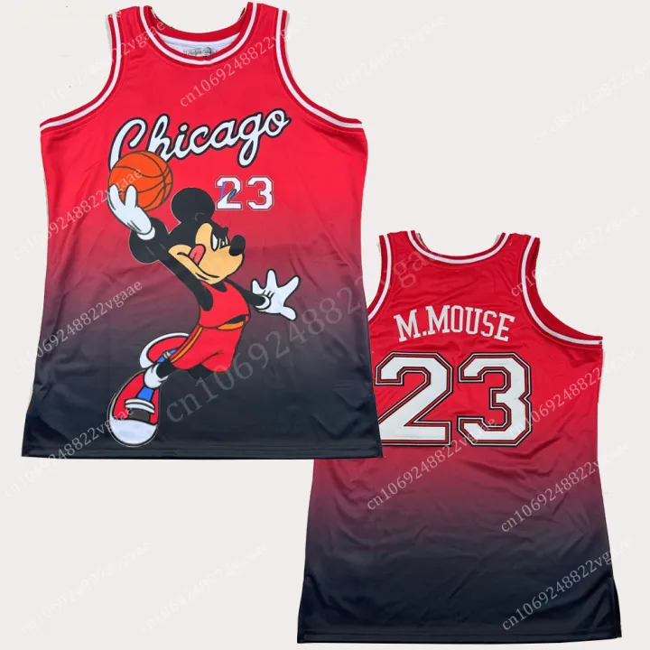 Uniform%2023%20Pack%20Children's%20T-Mouse%20Basketball%20Jersey%20Back%202024%20Summer%20Disney%20Mickey%20Mouse%20Men's%20Boys'%20Shirts%20Sportswear%20Training%20-%20Image%202