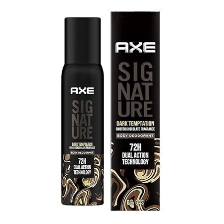 Ax Signature Dark Temptation Long Lasting No Gas Body Deodorant For Men - 122ml