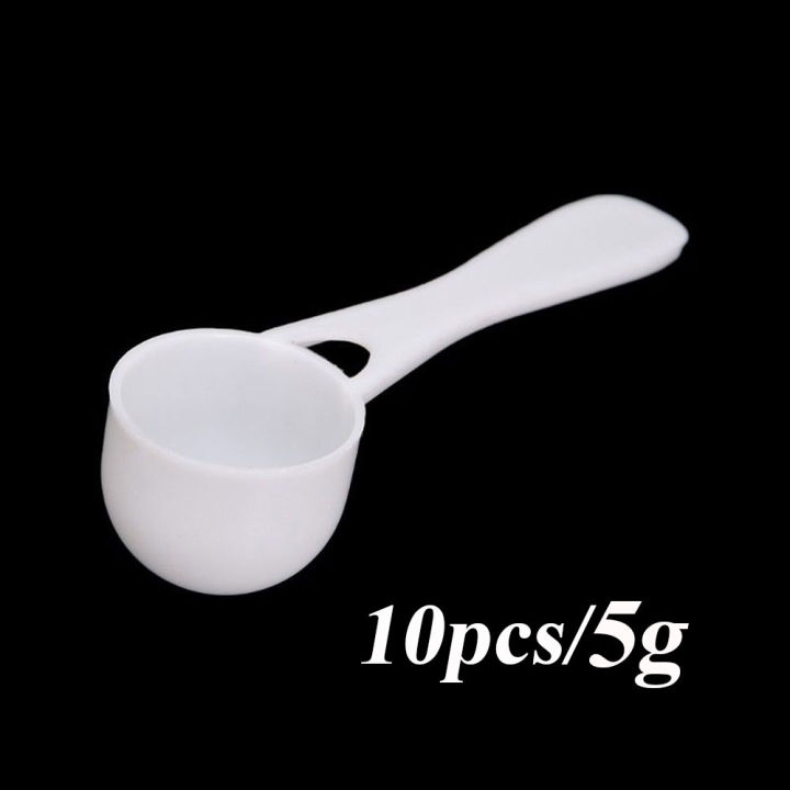 10PCS 1/3/5/10g Measuring Spoons Coffee Protein Milk Powder Scoop Kitchen Plastic