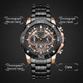 NAVIFORCE NF9175 Stainless Steel Chronograph Watch For Men.