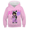Kids Game Aphmau Hoodies Kawaii Girls Anime Sweatshirts Tops Children Cartoon 3D Hoodie Pullover Sweatshirt Spring Boys Outwear.