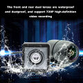 Waterproof Motorcycle Driving Recorder Locomotive Recorder Front And Rear Dual Lens Recorder 720P Recorder Motorcycle Dash Camera.