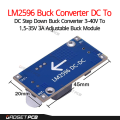 LM2596 Buck Converter LM2596 DC To DC Step Down Buck Converter 3-40V To 1.5-35V 3A Adjustable Buck Module Power Supply. 