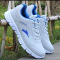 Men's Spring and Autumn Waterproof Sports Men's Shoes Casual Summer Breathable Mesh Shoes Running Shoes Lightweight Travel Shoes plus Size Board Shoes. 