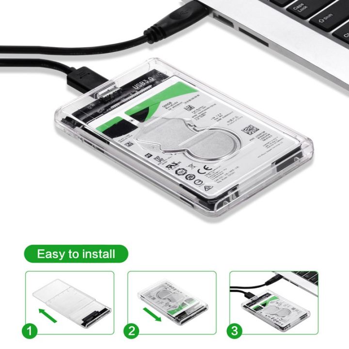 Usb%203.0%202.5-Inch%20Sata%20Hdd%20Ssd%20External%20Enclosure%20Mobile%20Hard%20Disk%20Drive%20Box%20Case%20-%20Portable%20External%20Enclosure%20For%20Enhanced%20Data%20Storage%20-%20Image%205