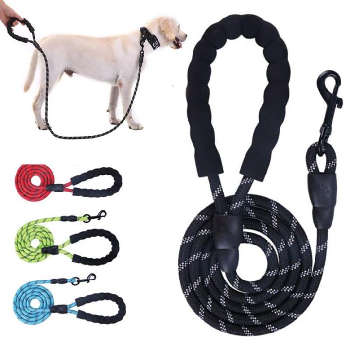 Dog%20Nylon%20Adjustable%20Loop%20Training%20Lead%20Collar%20Leash%20Traction%20Rope%20pet%20accessories-Multi%20Colour%20-%20Image%202