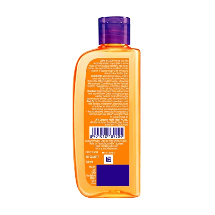 Clean%20&%20Clear%20Foaming%20Facial%20Wash%20100ml%20-%20Image%204