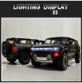 1:24 for Hummer EV SUV Off-Road Alloy Car Die Cast Toy Car Model Sound and Light Children's. 