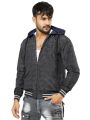 Black Jacket for men 2024 new collection | Printed jacket for men winter china high quality | Black jacket for men winter 2024 double part - Hoodie jacket for biker. 
