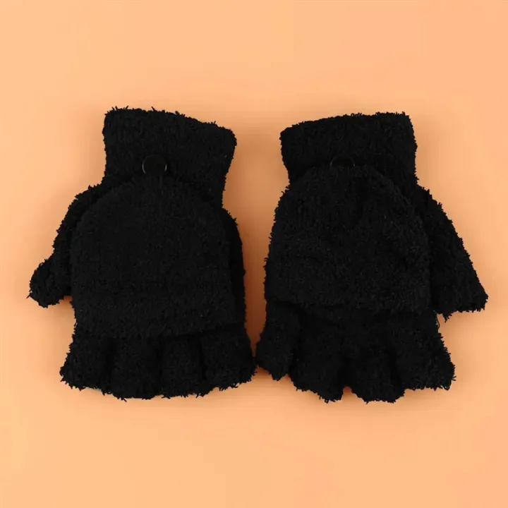 Student%20Dual-use%20Boys%20Girls%20Warm%20Winter%20Coral%20Velvet%20Gloves%20Convertible%20Flip%20Top%20Half%20Finger%20Gloves%20Knitting%20Mittens%20Killer%20Bzzo%20-%20Image%204