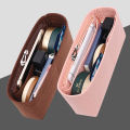 EverToner Felt Cloth Insert Bag Organizer Women Fits For FENDI Baguete Makeup Tote Handbag Organizer Travel Inner Purse Portable Cosmetic Bags. 